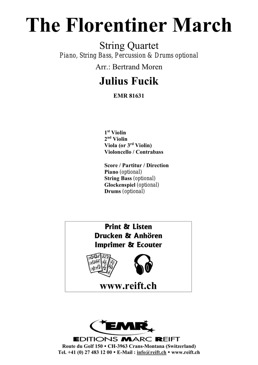 The Florentiner March The Florentiner March String Quartet scores gallery preview page 2