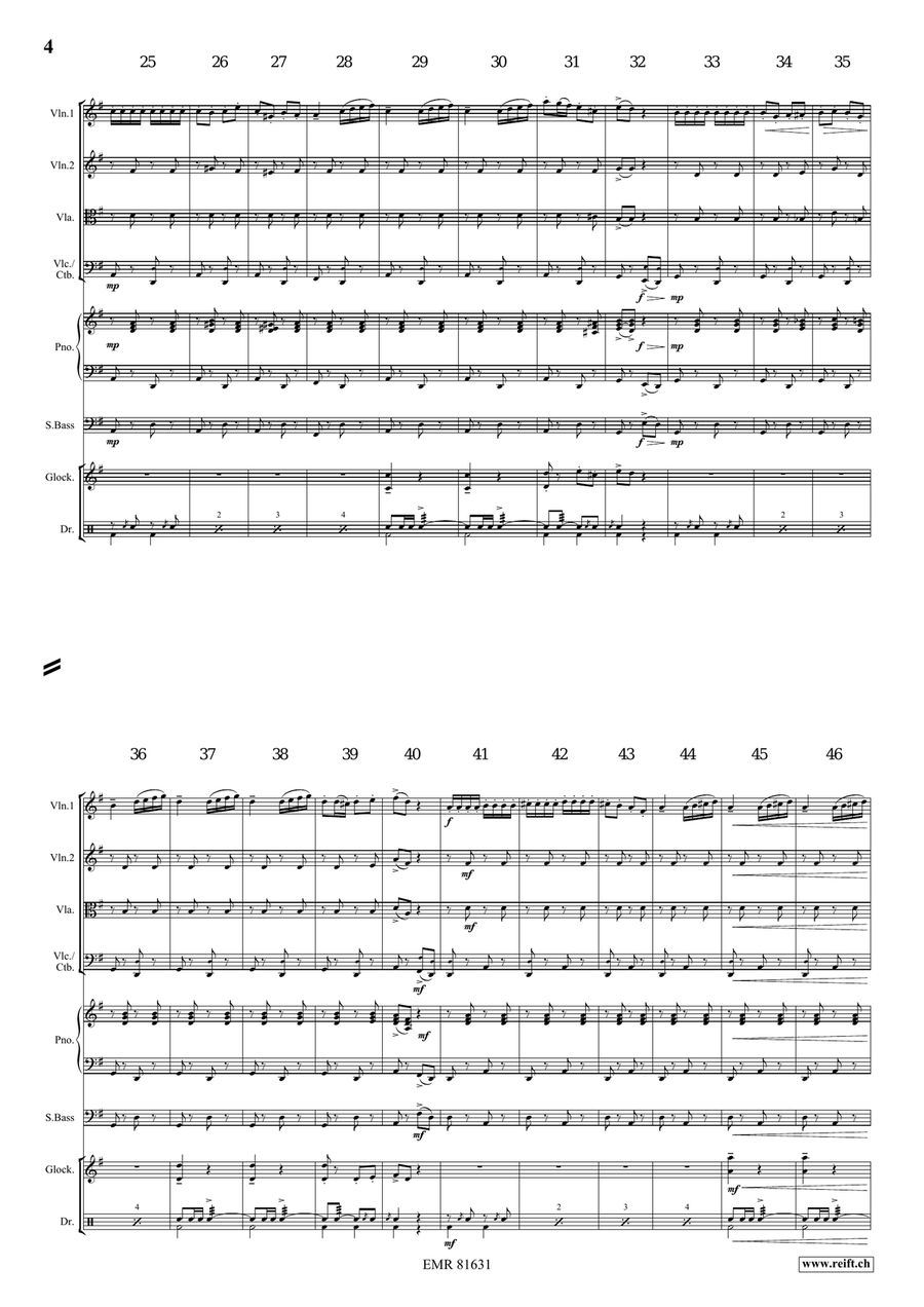 The Florentiner March The Florentiner March String Quartet scores gallery preview page 4