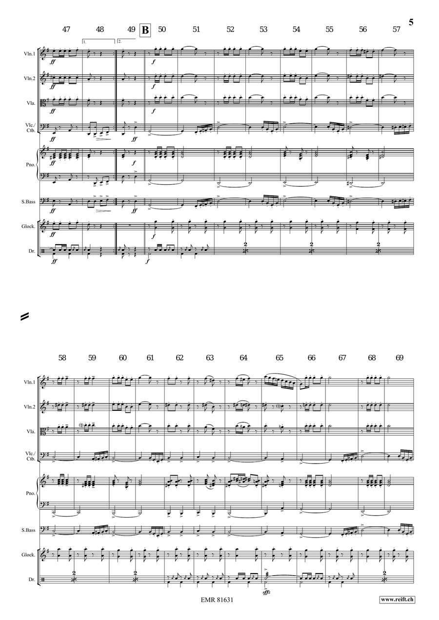 The Florentiner March The Florentiner March String Quartet scores gallery preview page 5