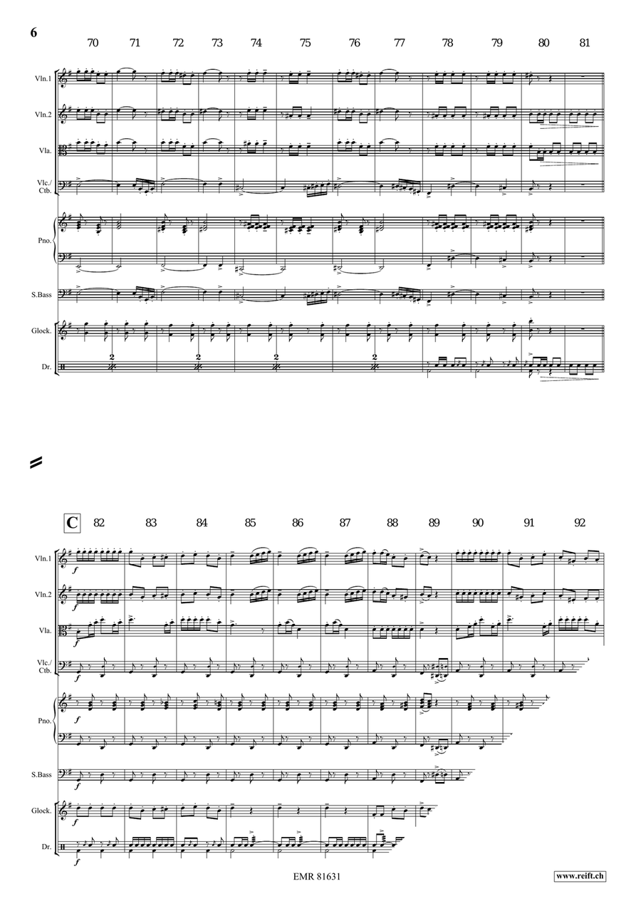 The Florentiner March The Florentiner March String Quartet scores gallery preview page 6