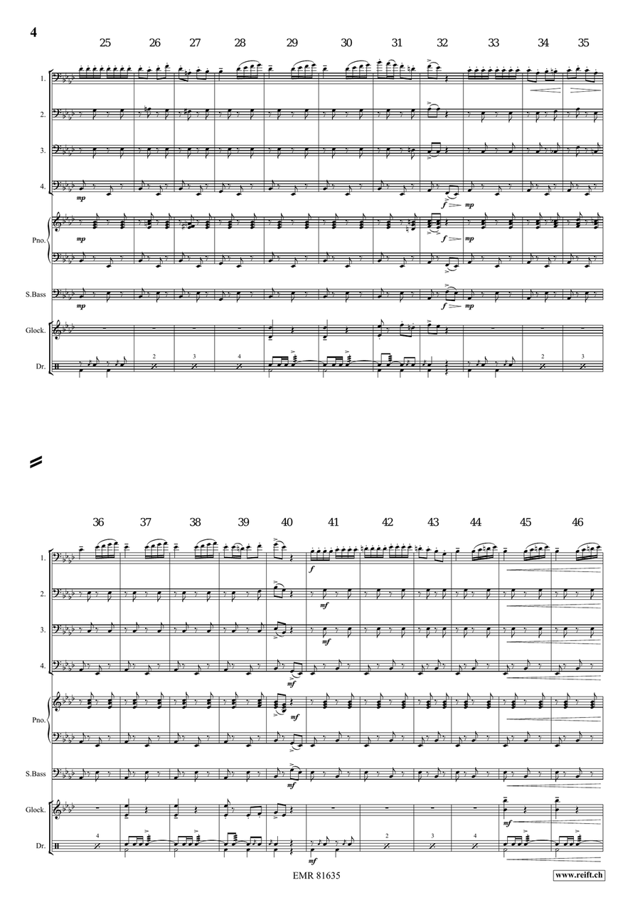 The Florentiner March The Florentiner March Bassoon Quartet scores gallery preview page 4