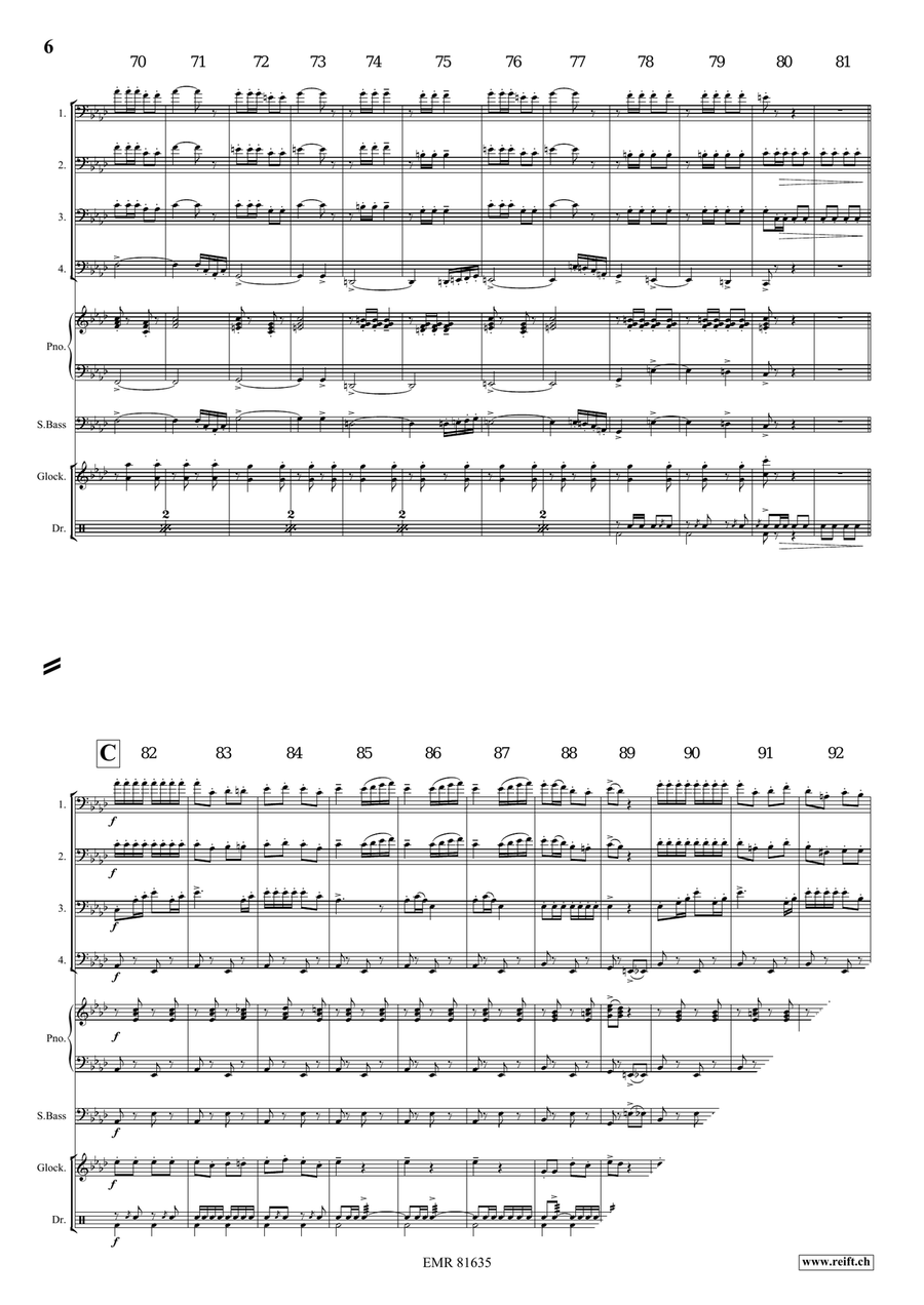 The Florentiner March The Florentiner March Bassoon Quartet scores gallery preview page 6