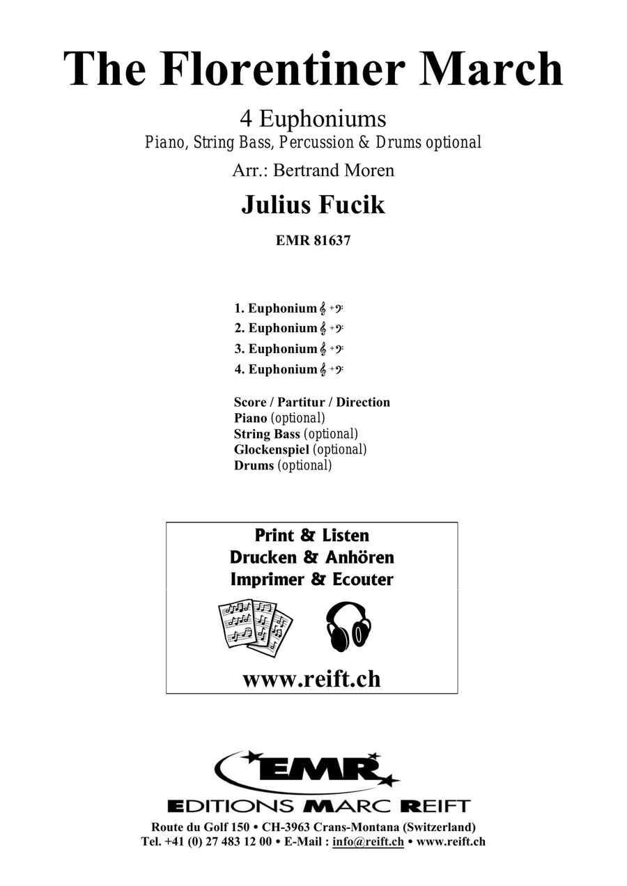 The Florentiner March The Florentiner March Euphonium Quartet scores gallery preview page 2