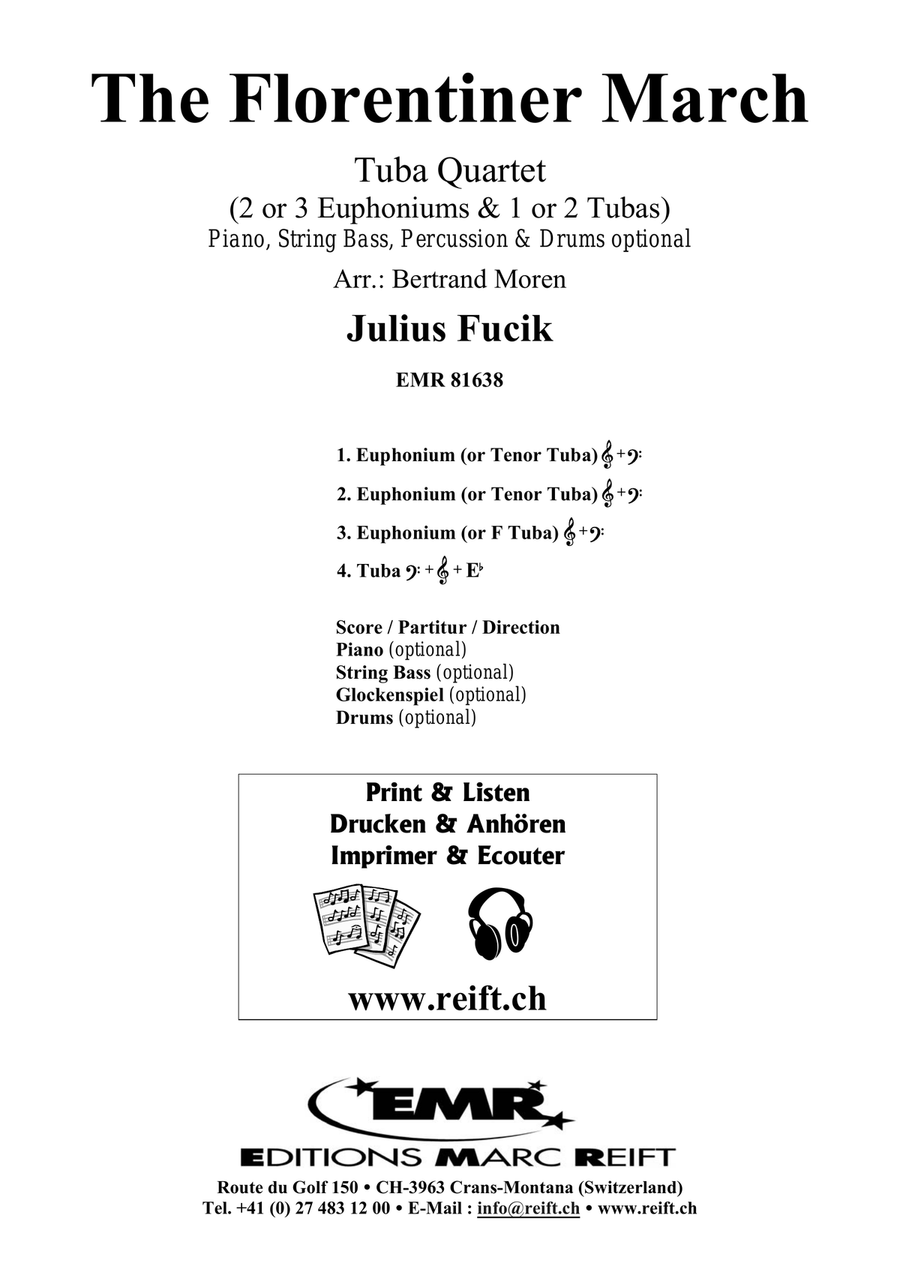 The Florentiner March The Florentiner March Tuba Quartet scores gallery preview page 2