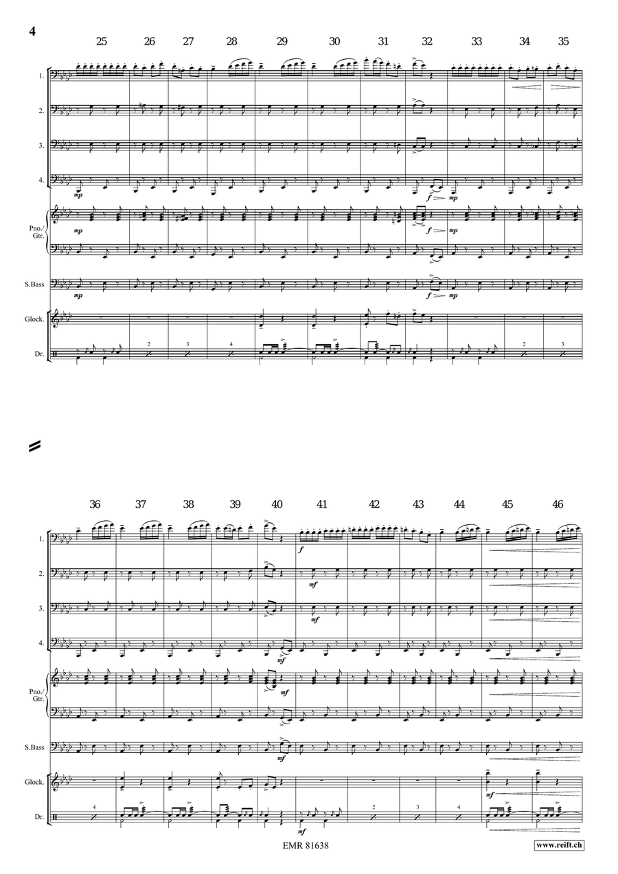 The Florentiner March The Florentiner March Tuba Quartet scores gallery preview page 4