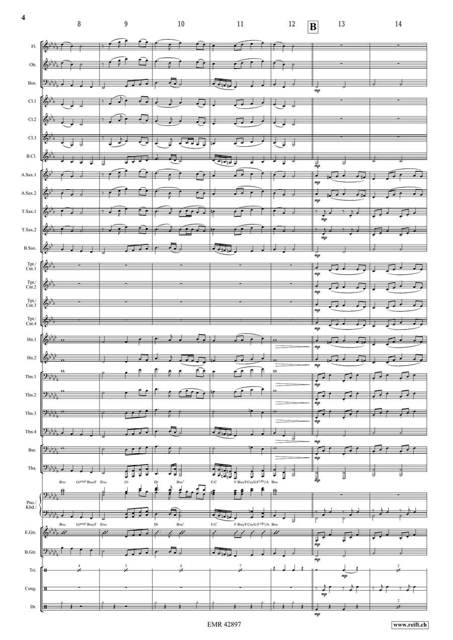 Tetris Tetris Concert Band scores gallery preview page 4