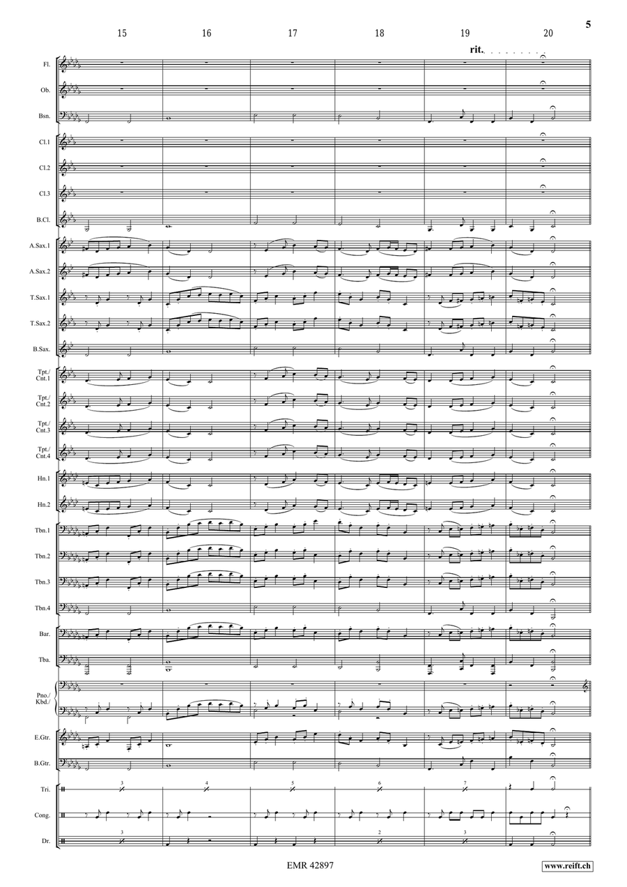 Tetris Tetris Concert Band scores gallery preview page 5