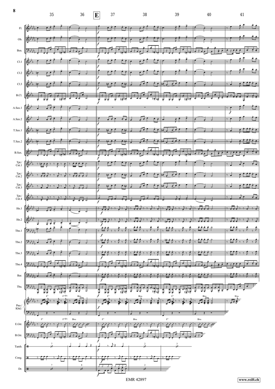 Tetris Tetris Concert Band scores gallery preview page 8