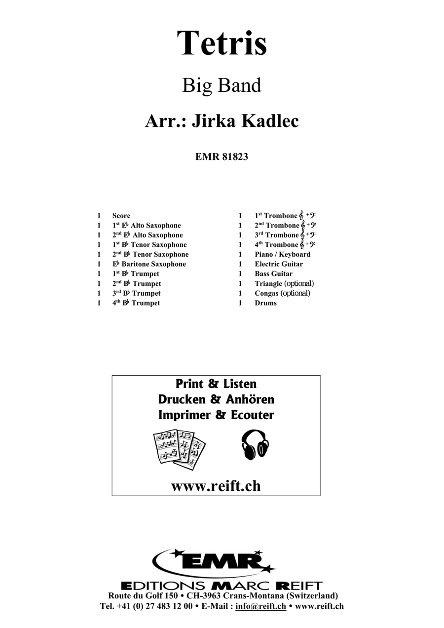Tetris Tetris Big Band scores gallery preview page 2