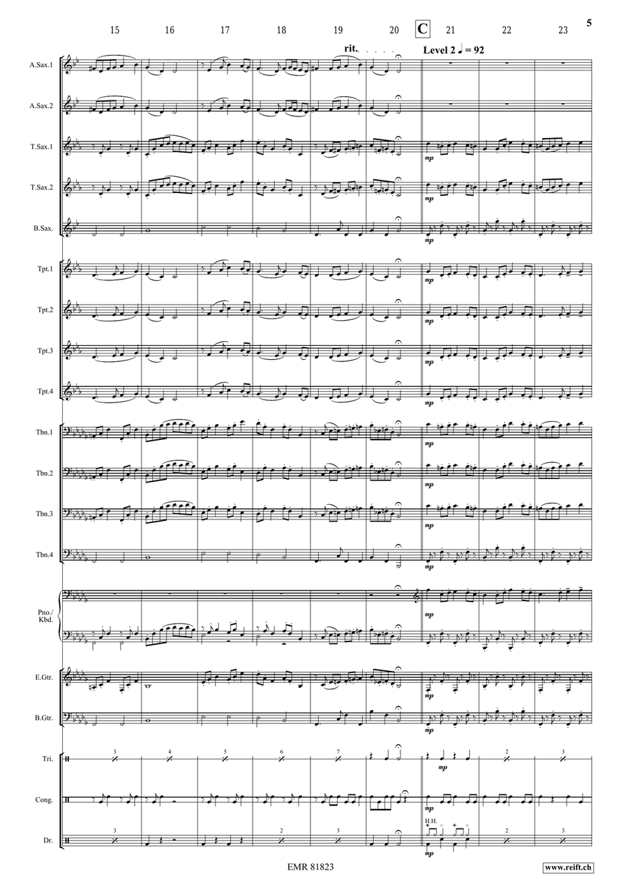 Tetris Tetris Big Band scores gallery preview page 5