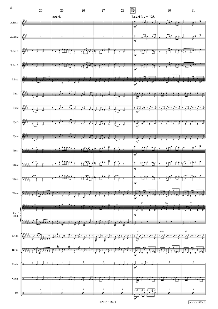 Tetris Tetris Big Band scores gallery preview page 6