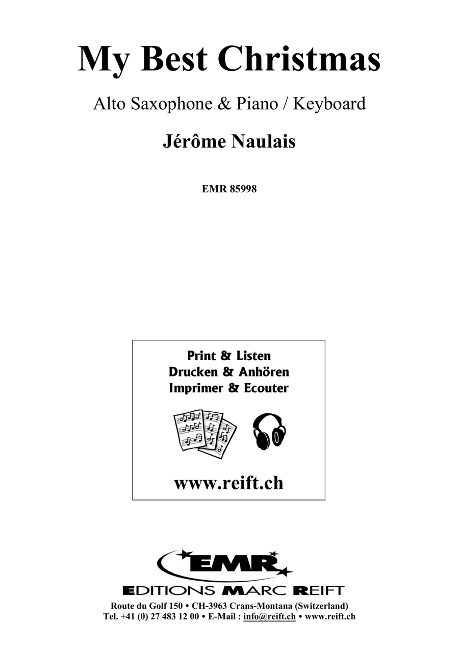 My Best Christmas Alto Saxophone scores gallery preview page 2