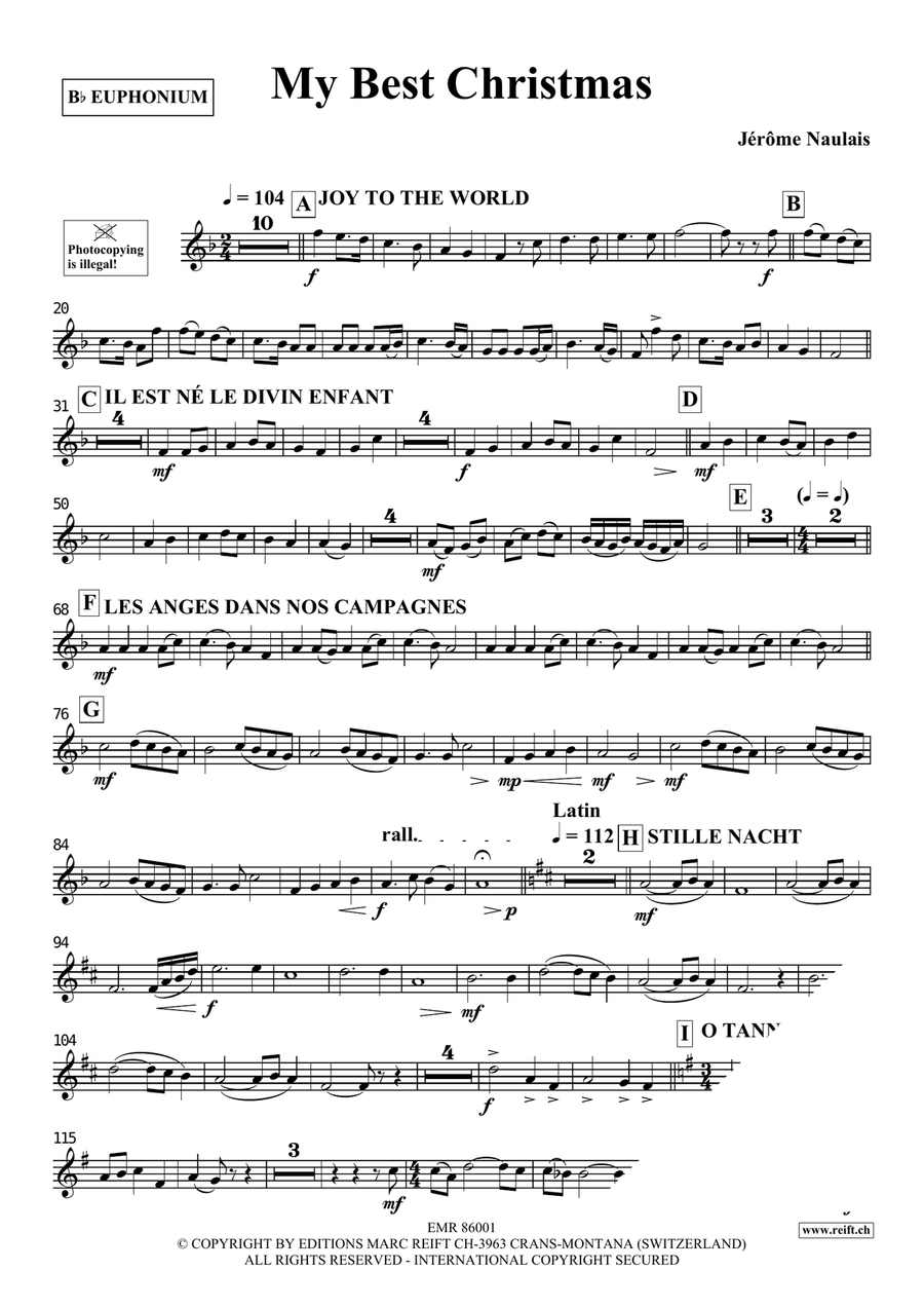 My Best Christmas My Best Christmas Euphonium scores gallery preview page 4