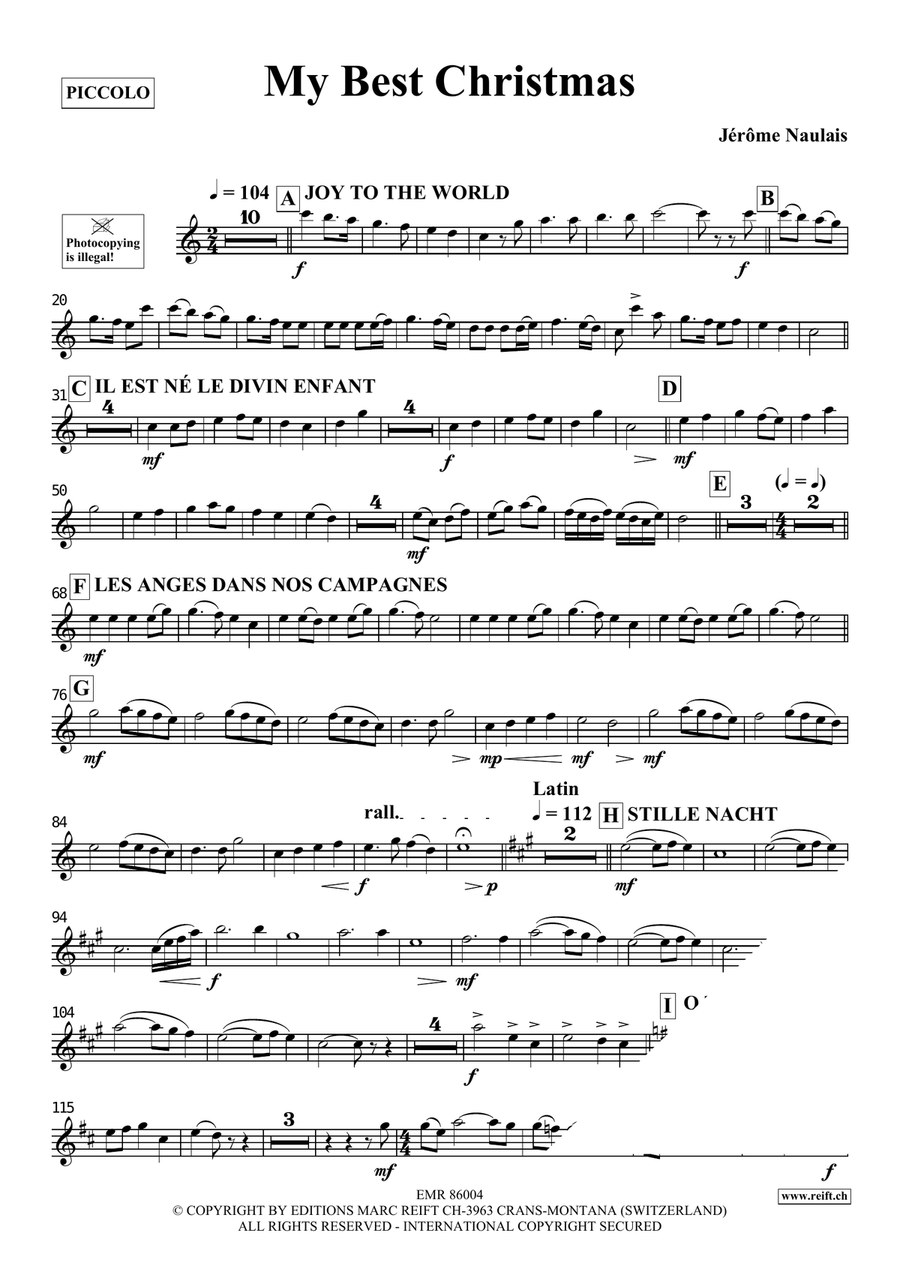 My Best Christmas My Best Christmas Piccolo scores gallery preview page 4