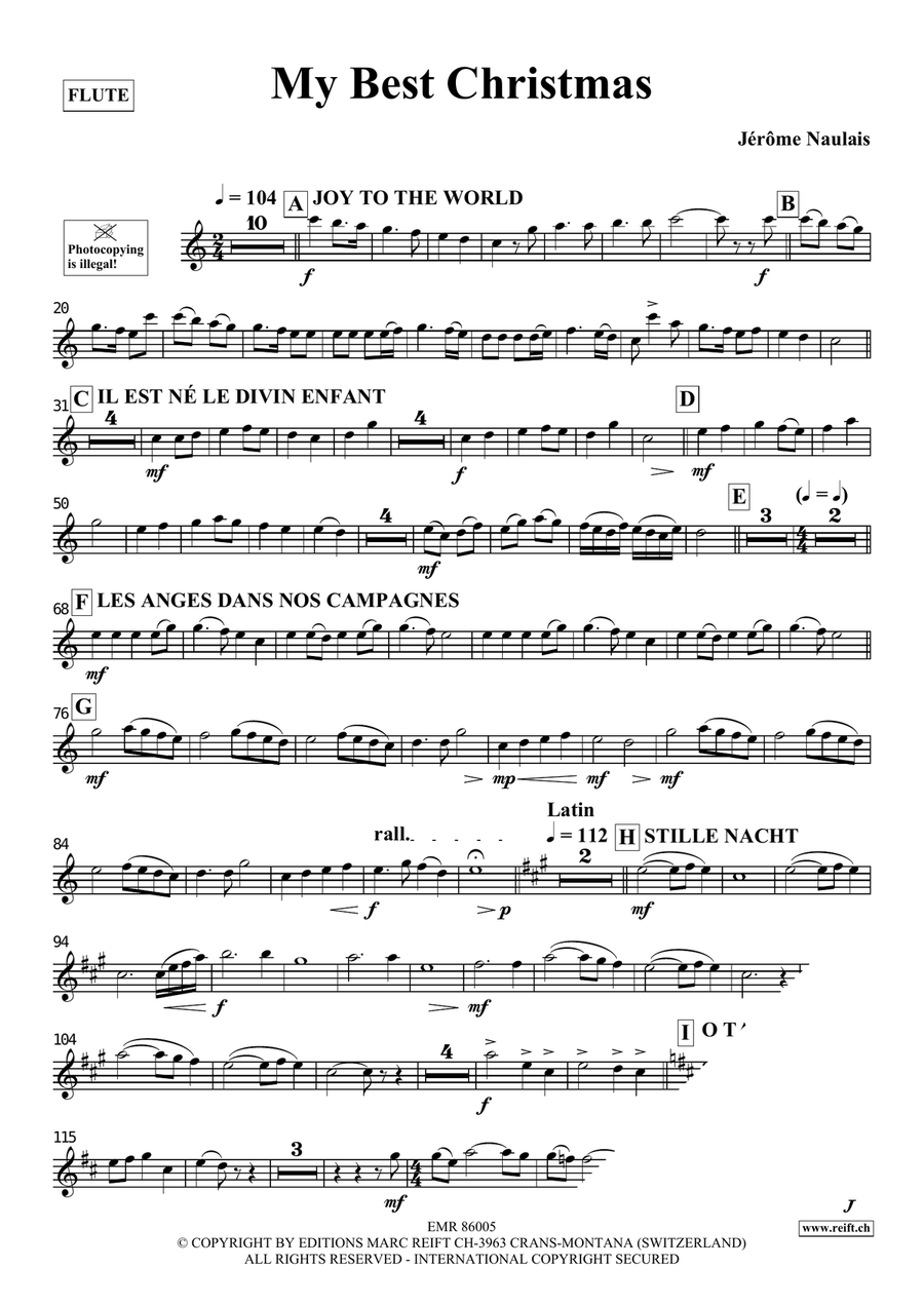My Best Christmas My Best Christmas Flute Solo scores gallery preview page 4