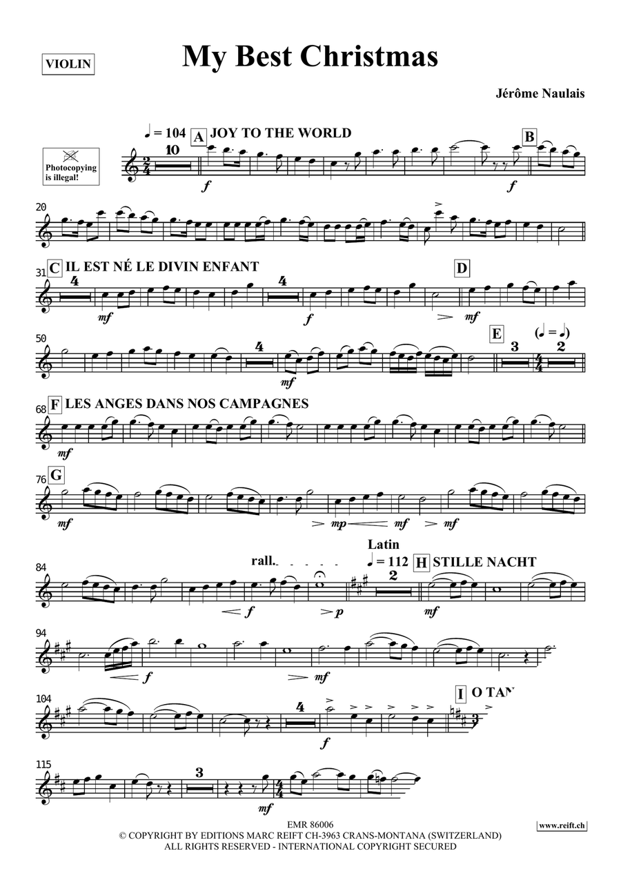 My Best Christmas My Best Christmas Violin Solo scores gallery preview page 4