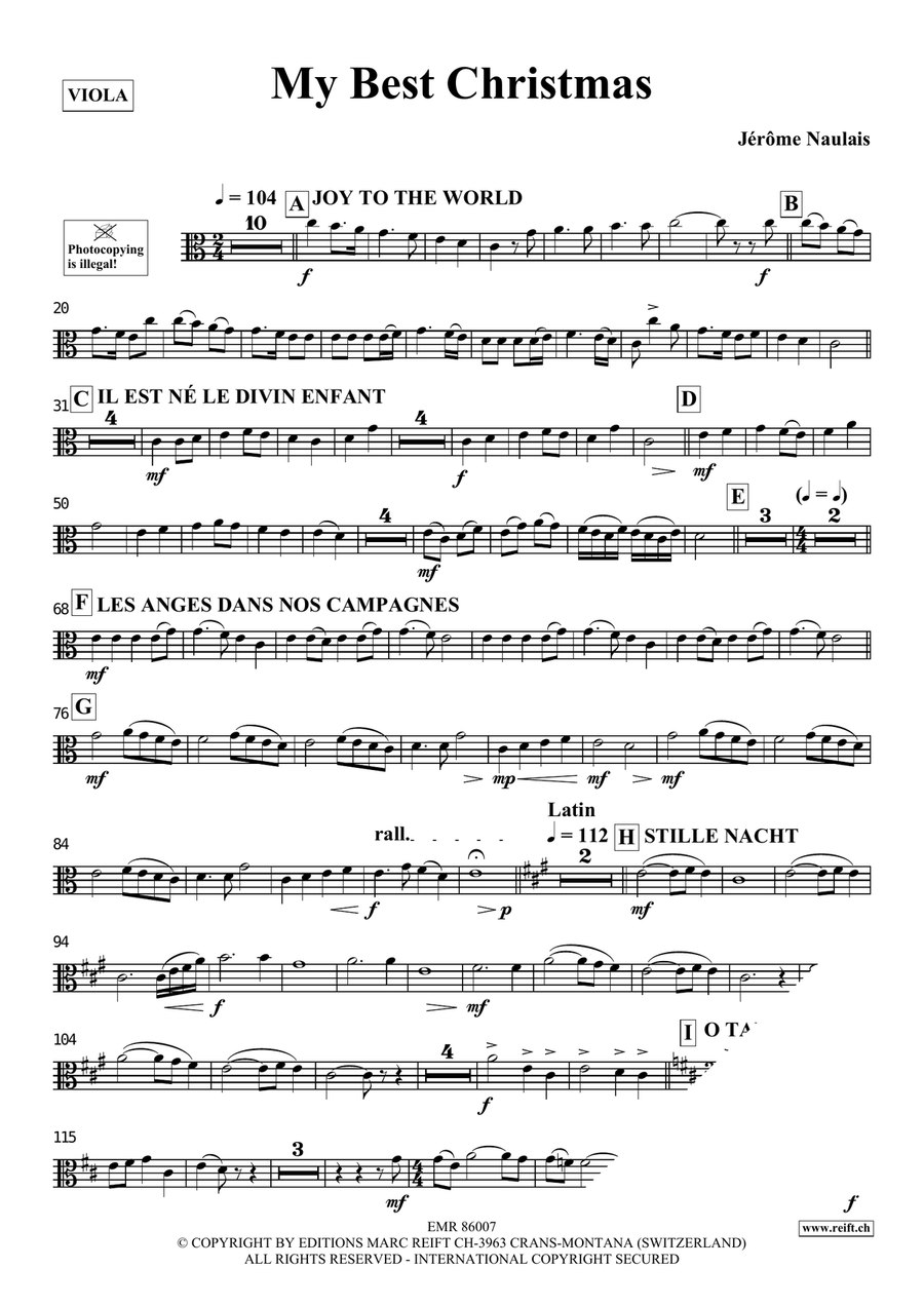 My Best Christmas My Best Christmas Viola scores gallery preview page 4
