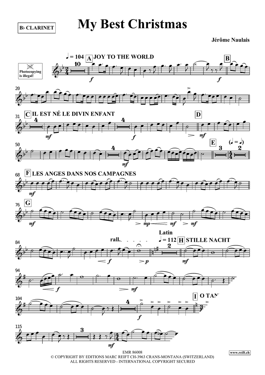 My Best Christmas My Best Christmas Clarinet Solo scores gallery preview page 4