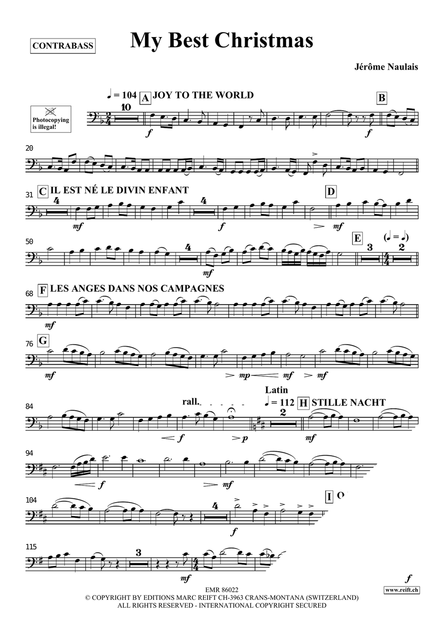 My Best Christmas My Best Christmas Double Bass scores gallery preview page 4