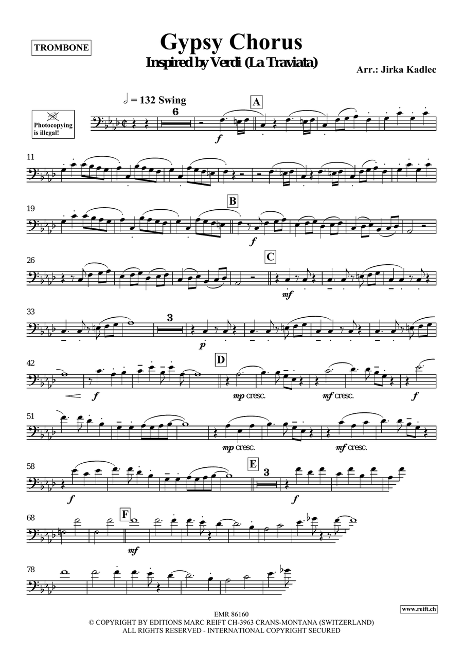 Gypsy Chorus Gypsy Chorus Piano Accompaniment scores gallery preview page 3