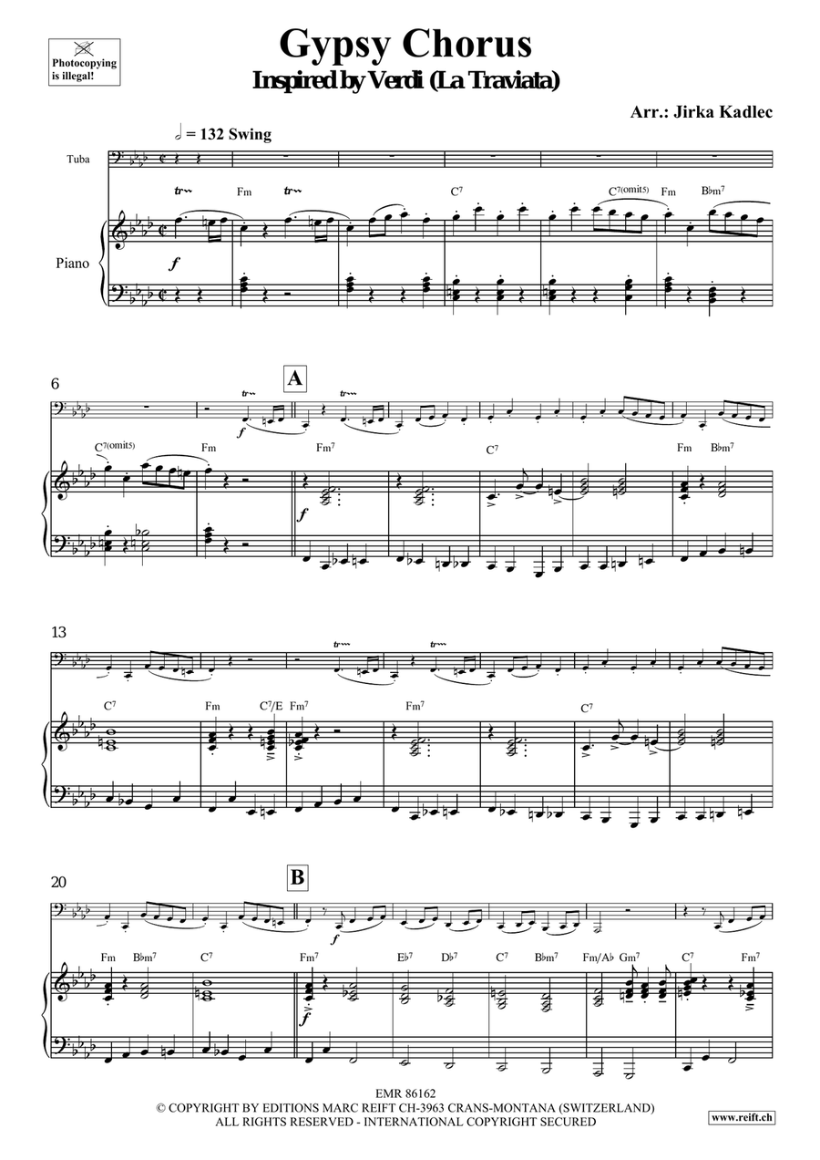 Gypsy Chorus Gypsy Chorus Tuba scores gallery preview page 4