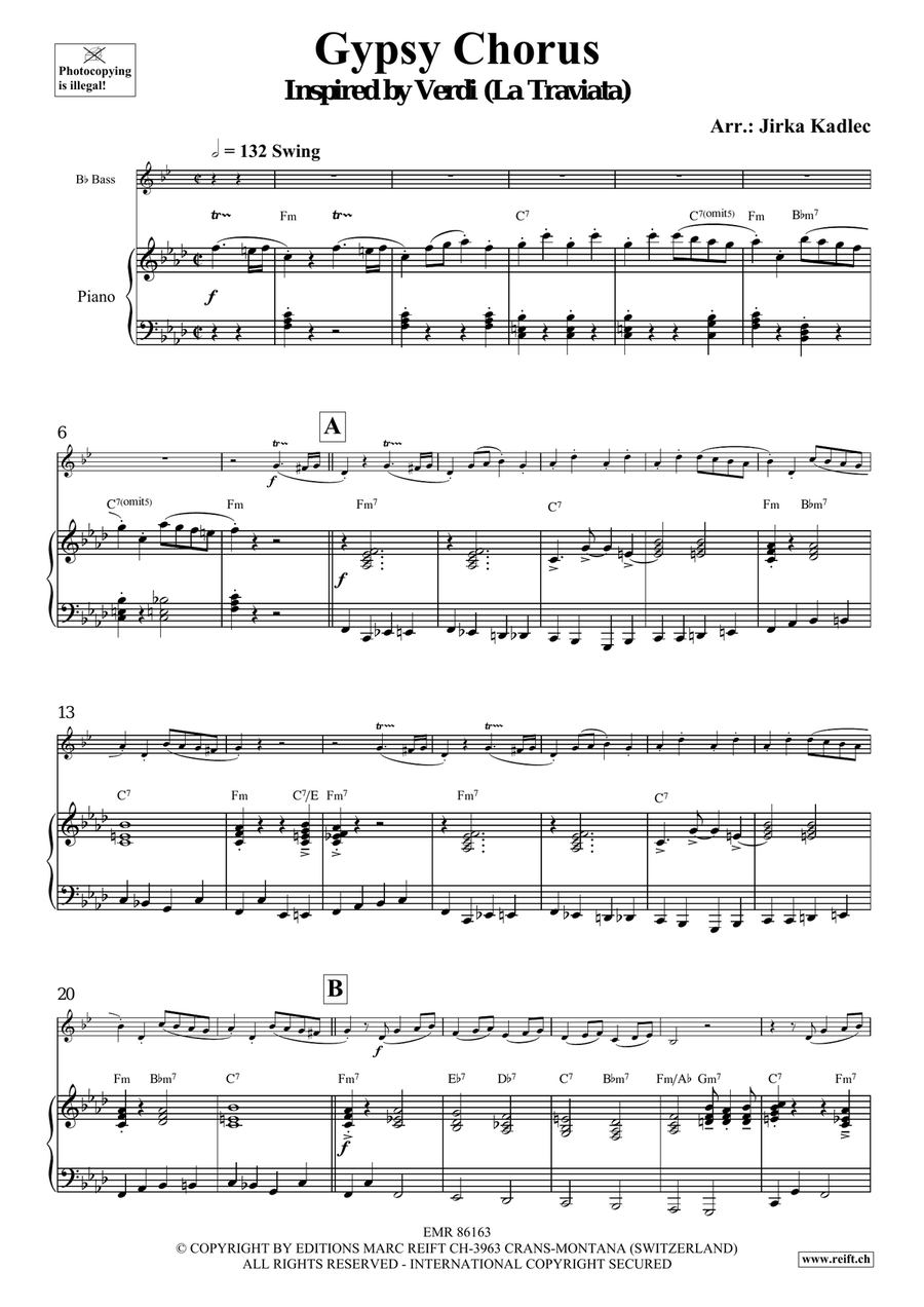 Gypsy Chorus Gypsy Chorus Choir scores gallery preview page 4