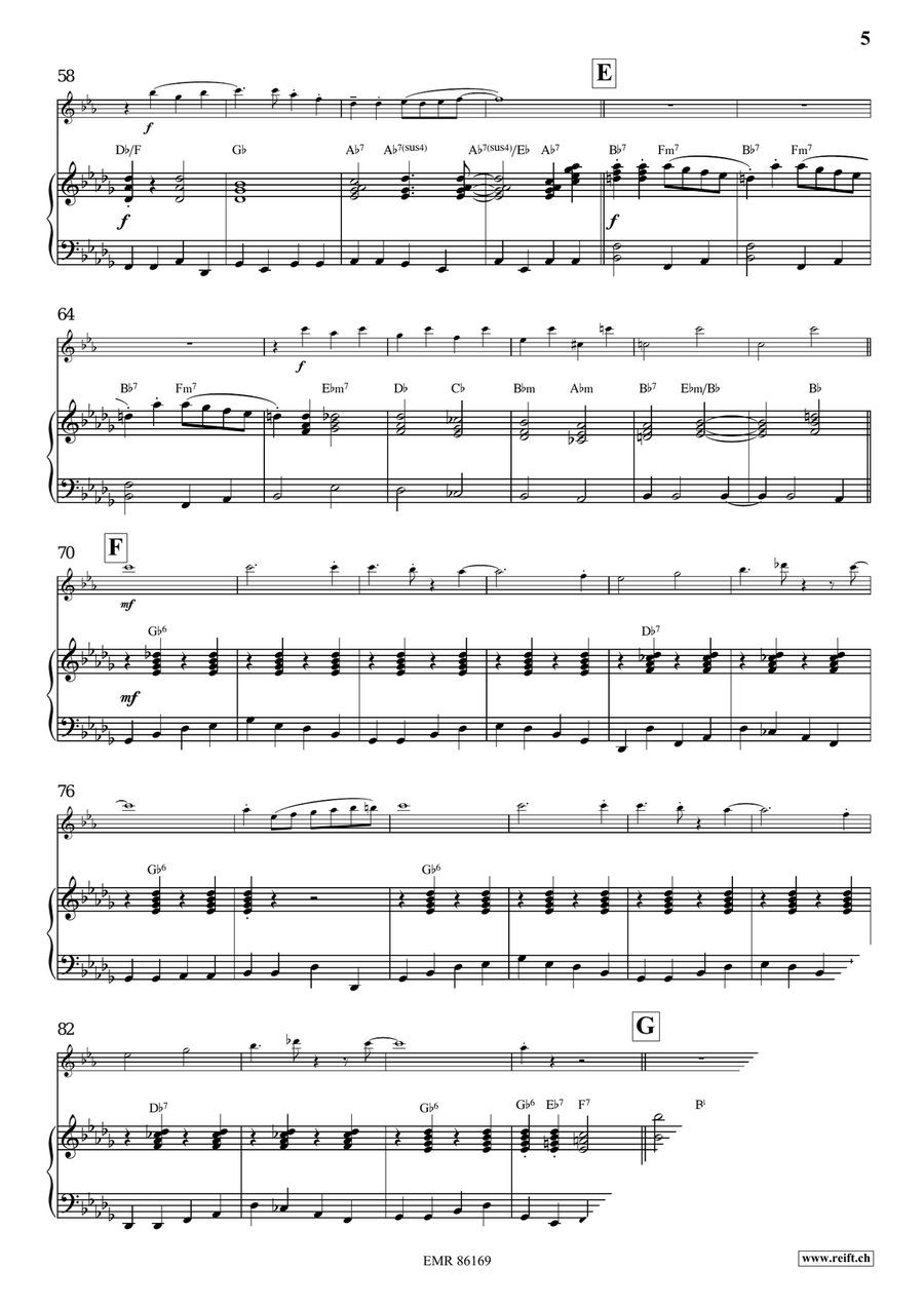 Gypsy Chorus Gypsy Chorus Clarinet Solo scores gallery preview page 6