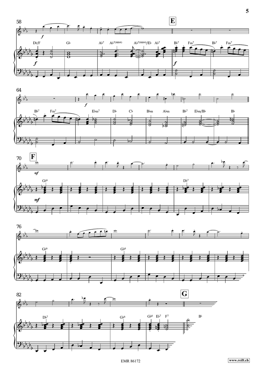 Gypsy Chorus Gypsy Chorus Tenor Saxophone scores gallery preview page 6