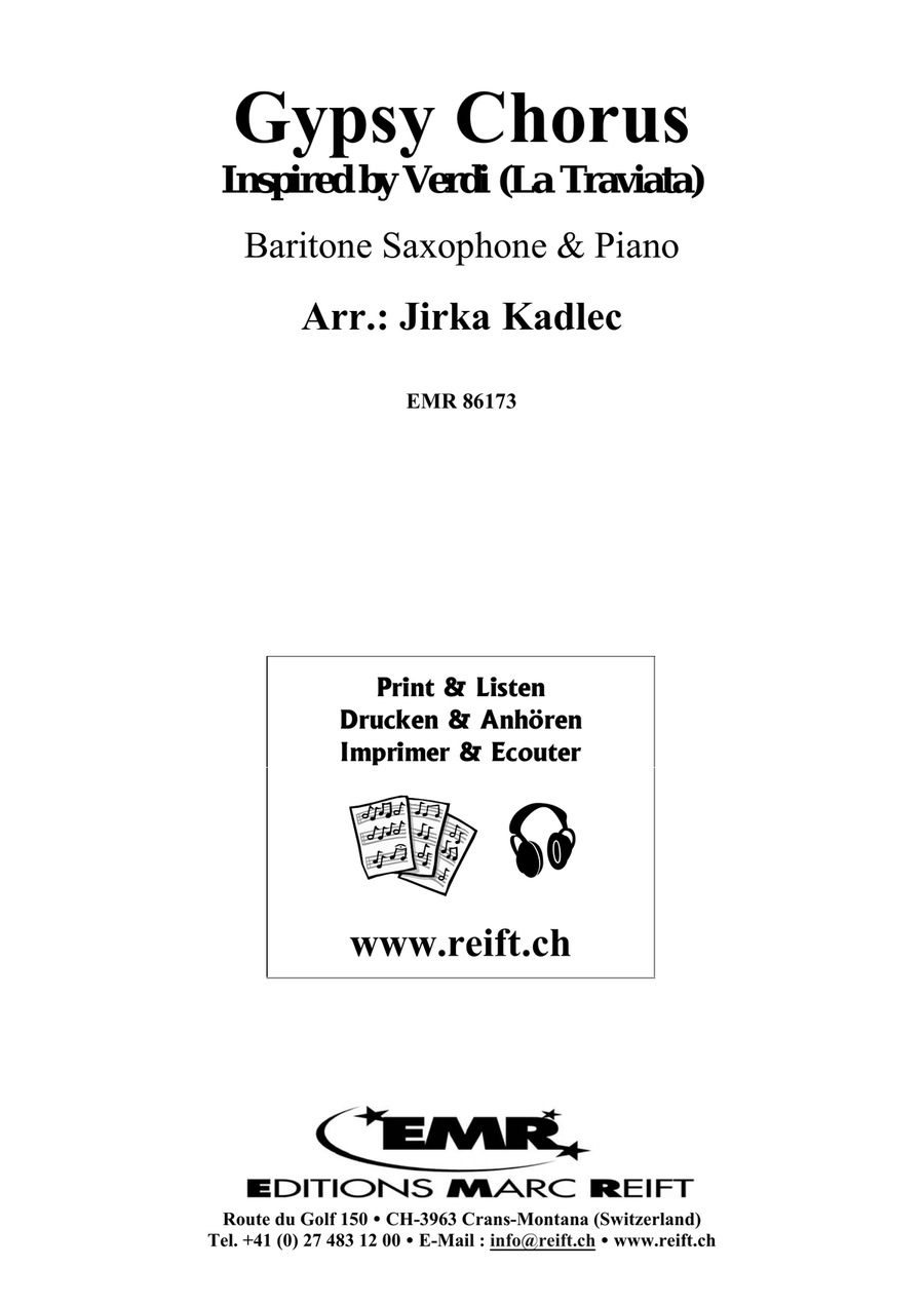 Gypsy Chorus Gypsy Chorus Baritone Saxophone scores gallery preview page 2