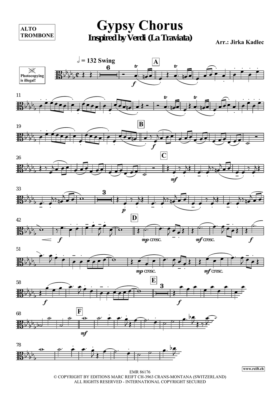 Gypsy Chorus Gypsy Chorus Piano Accompaniment scores gallery preview page 3
