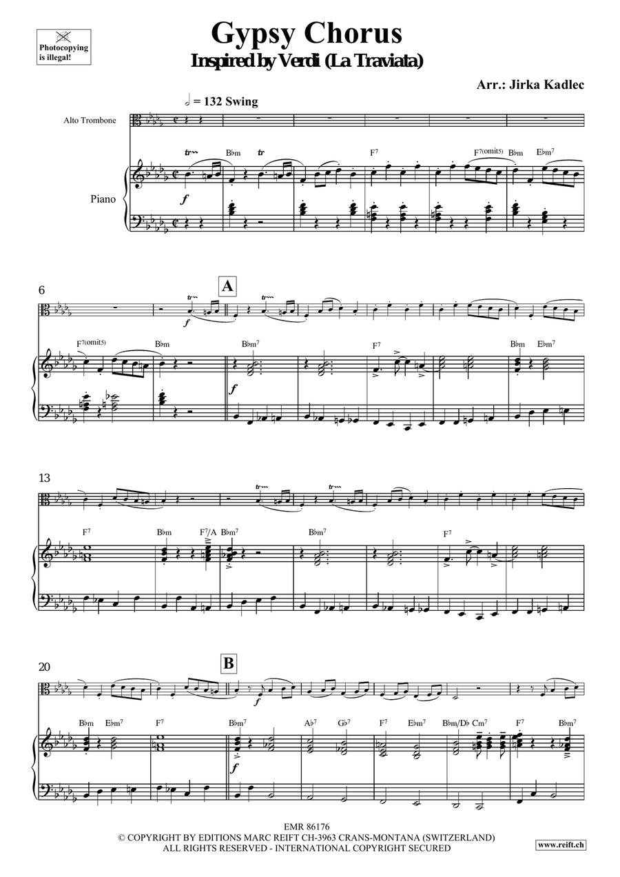 Gypsy Chorus Gypsy Chorus Piano Accompaniment scores gallery preview page 4