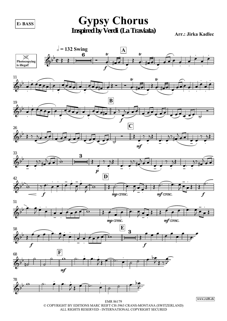 Gypsy Chorus Gypsy Chorus Choir scores gallery preview page 3