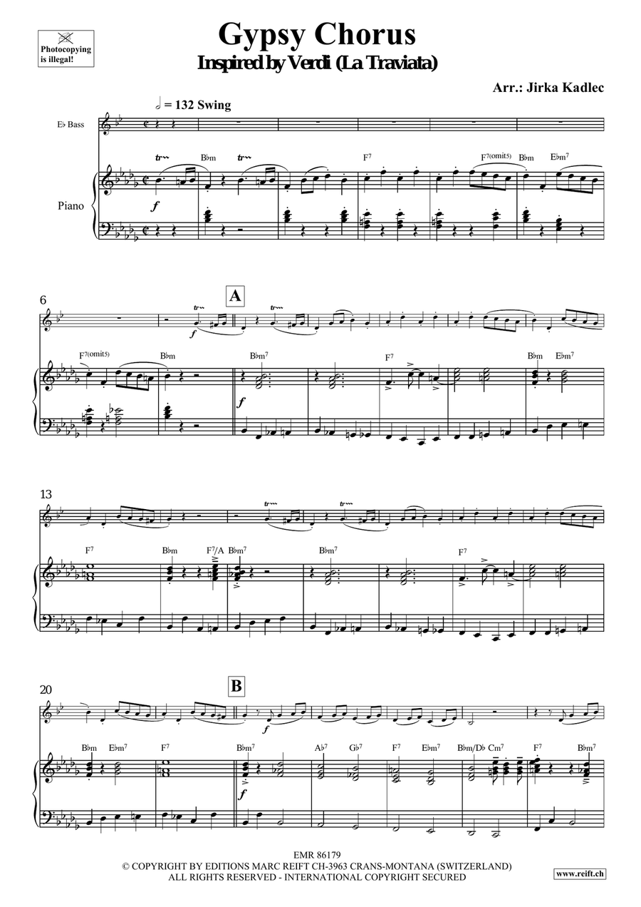 Gypsy Chorus Gypsy Chorus Choir scores gallery preview page 4