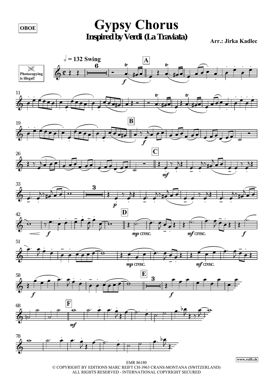 Gypsy Chorus Gypsy Chorus Choir scores gallery preview page 3