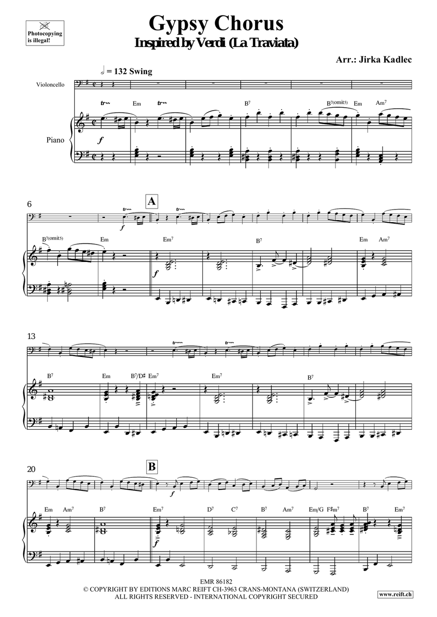 Gypsy Chorus Gypsy Chorus Choir scores gallery preview page 4
