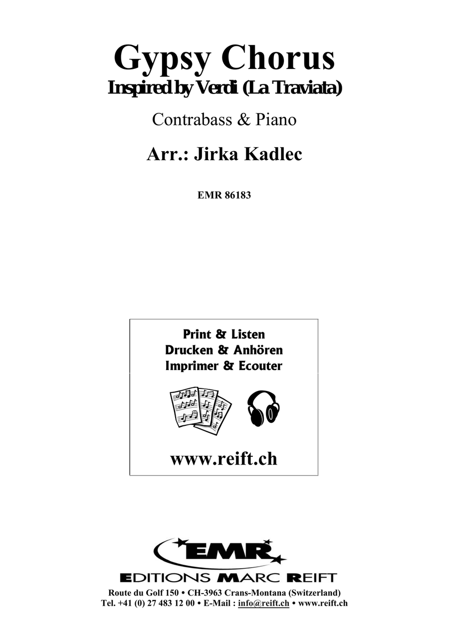 Gypsy Chorus Gypsy Chorus Double Bass scores gallery preview page 2
