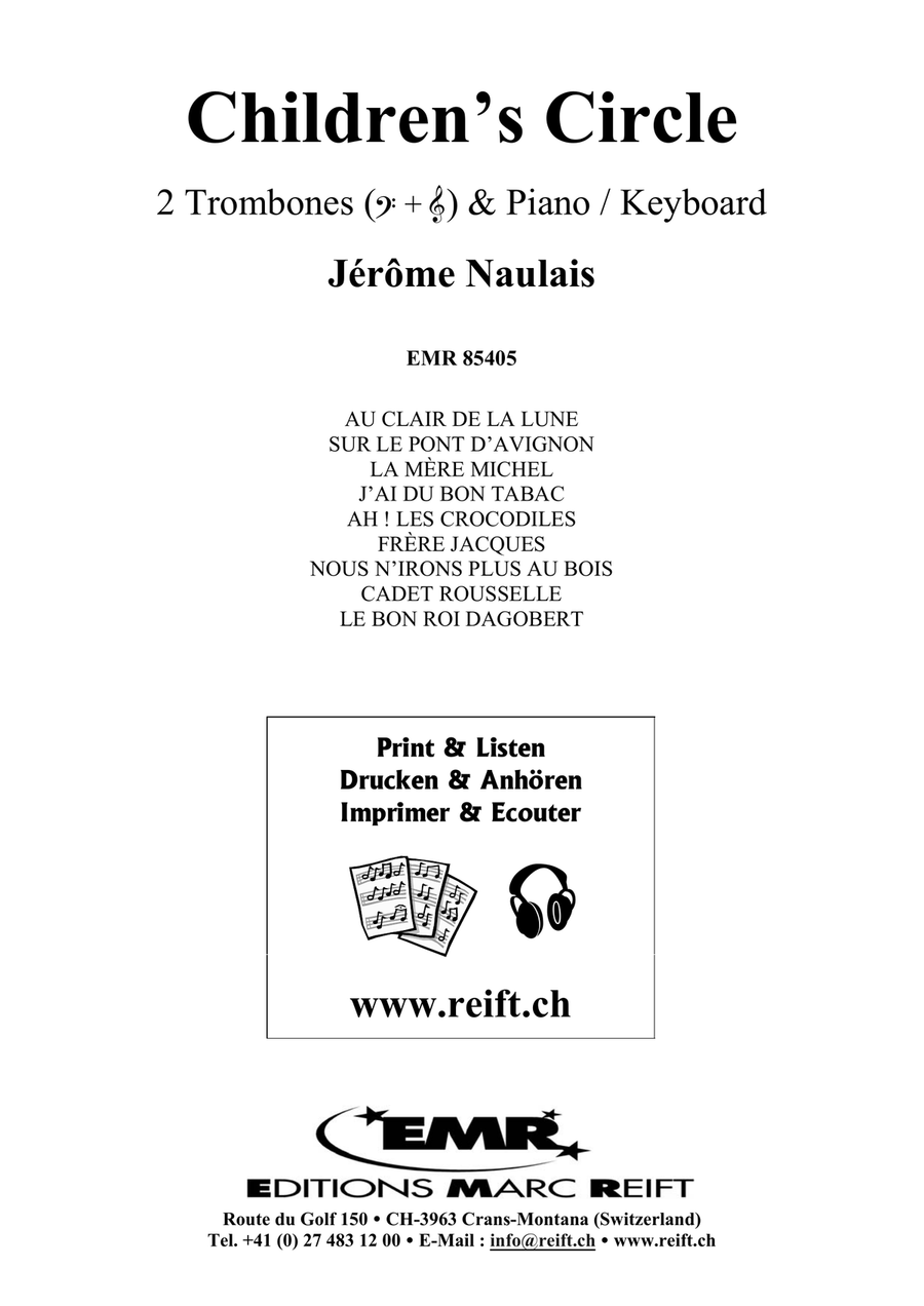 Children's Circle Children's Circle Trombone Duet scores gallery preview page 2