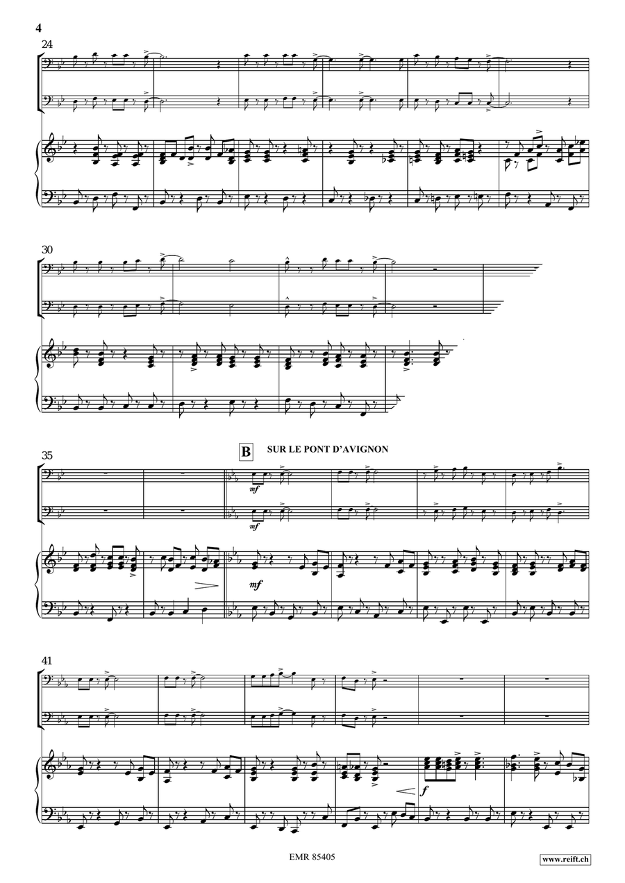 Children's Circle Children's Circle Trombone Duet scores gallery preview page 5