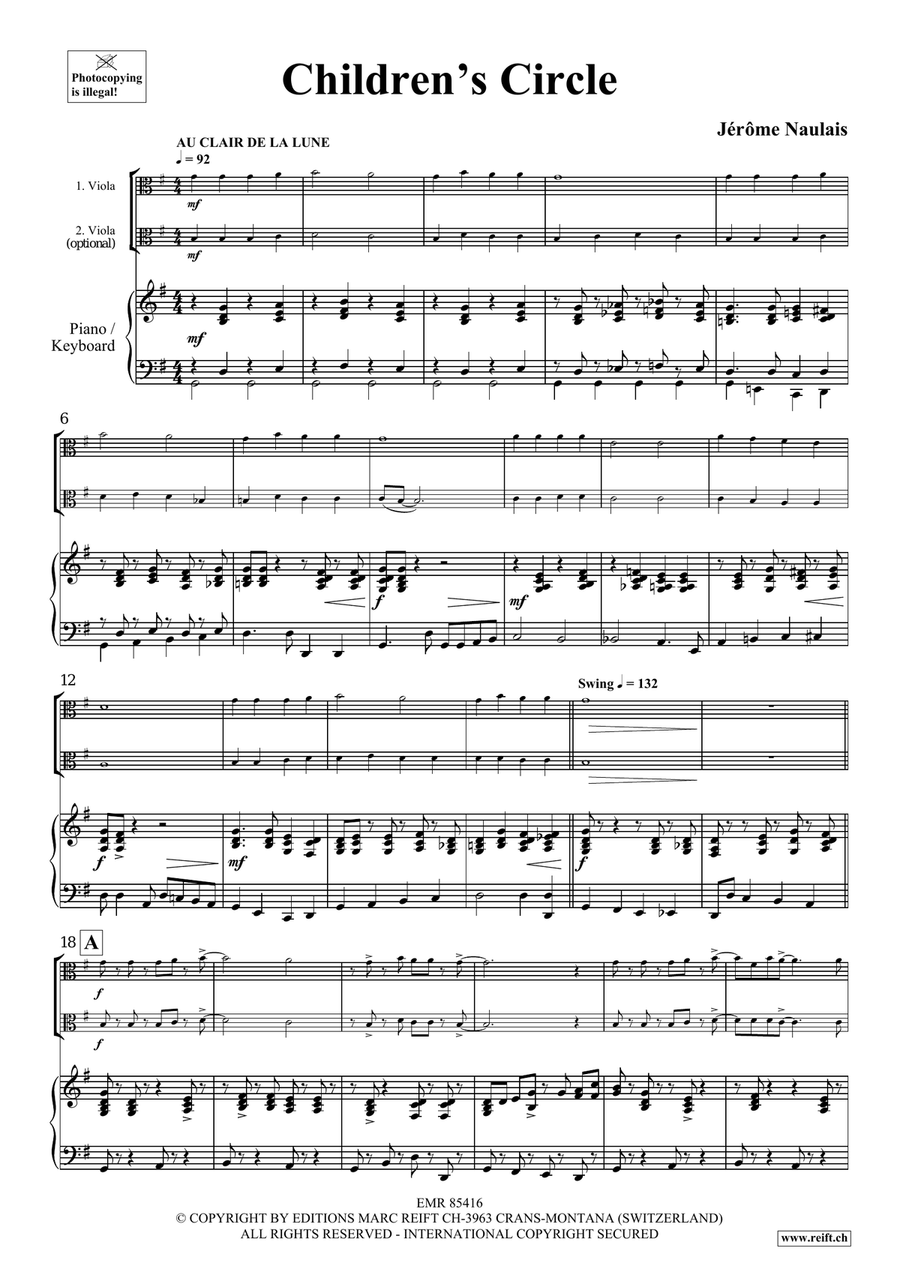 Children's Circle Children's Circle Viola scores gallery preview page 4