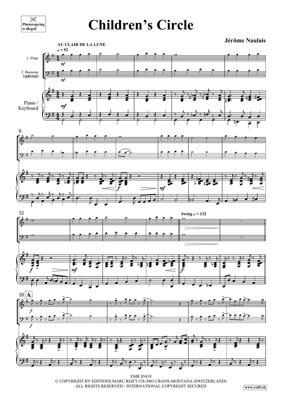 Children's Circle Children's Circle Bassoon scores gallery preview page 4