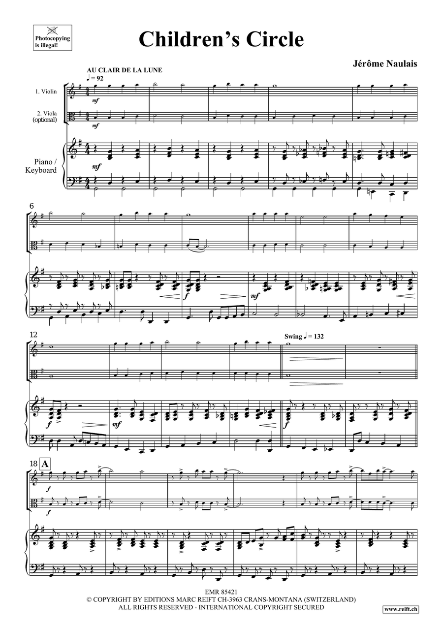 Children's Circle Children's Circle Viola scores gallery preview page 4
