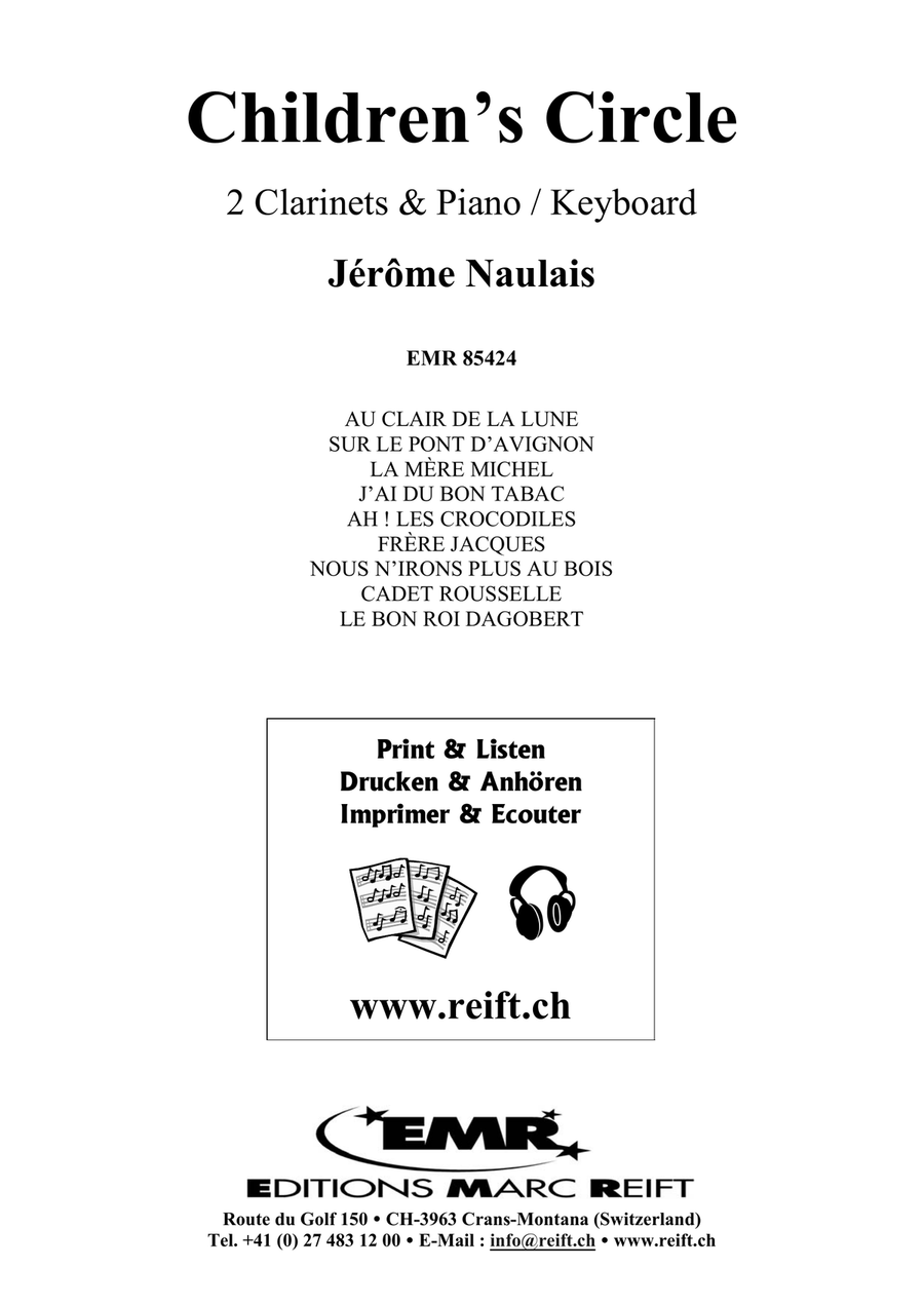 Children's Circle Children's Circle Clarinet Duet scores gallery preview page 2