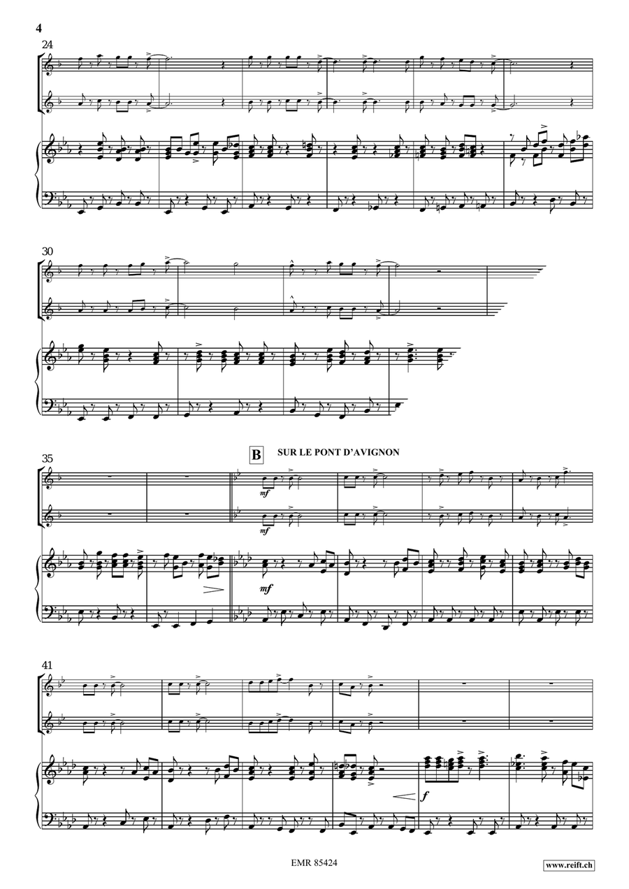 Children's Circle Children's Circle Clarinet Duet scores gallery preview page 5