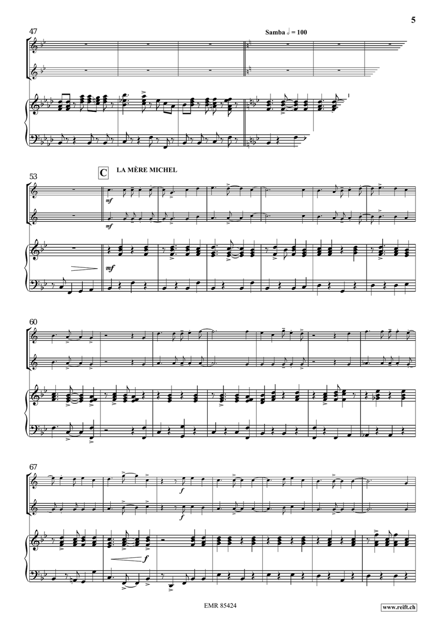 Children's Circle Children's Circle Clarinet Duet scores gallery preview page 6
