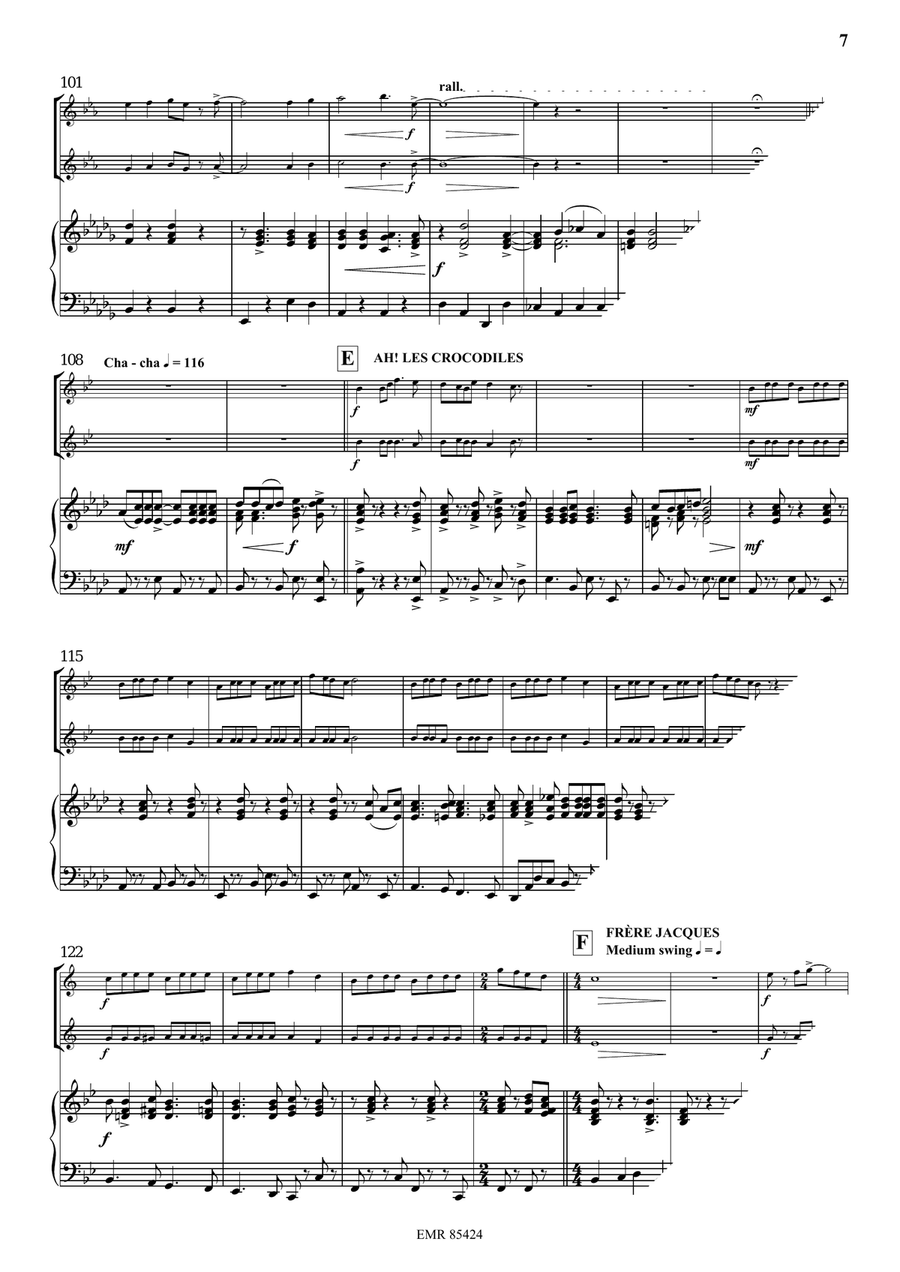 Children's Circle Children's Circle Clarinet Duet scores gallery preview page 8