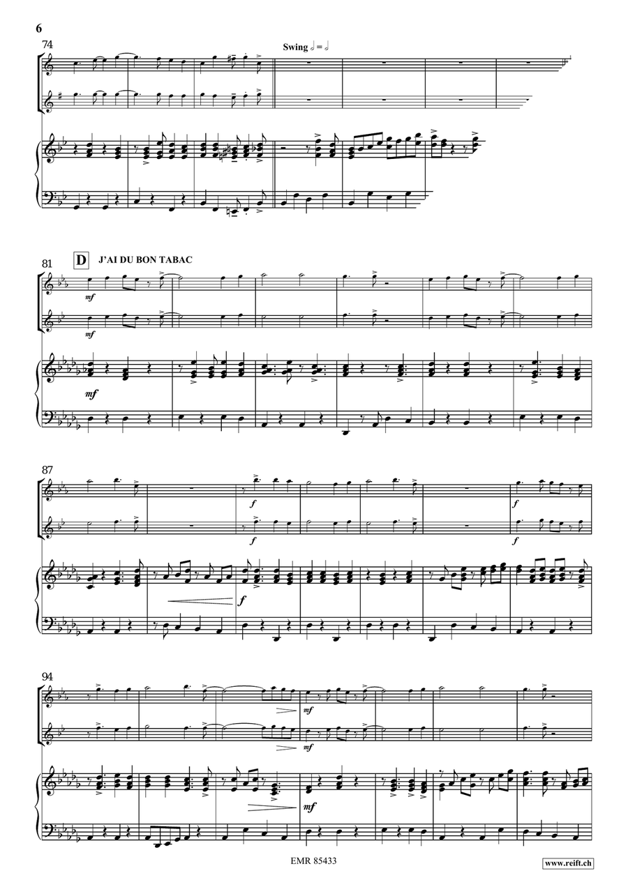 Children's Circle Children's Circle Tenor Saxophone scores gallery preview page 7