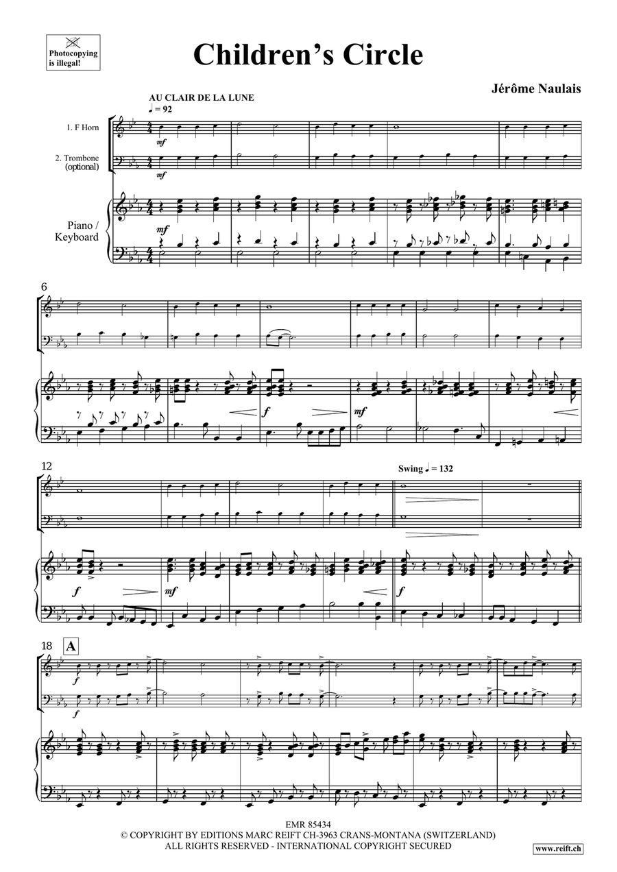 Children's Circle Children's Circle Horn scores gallery preview page 4