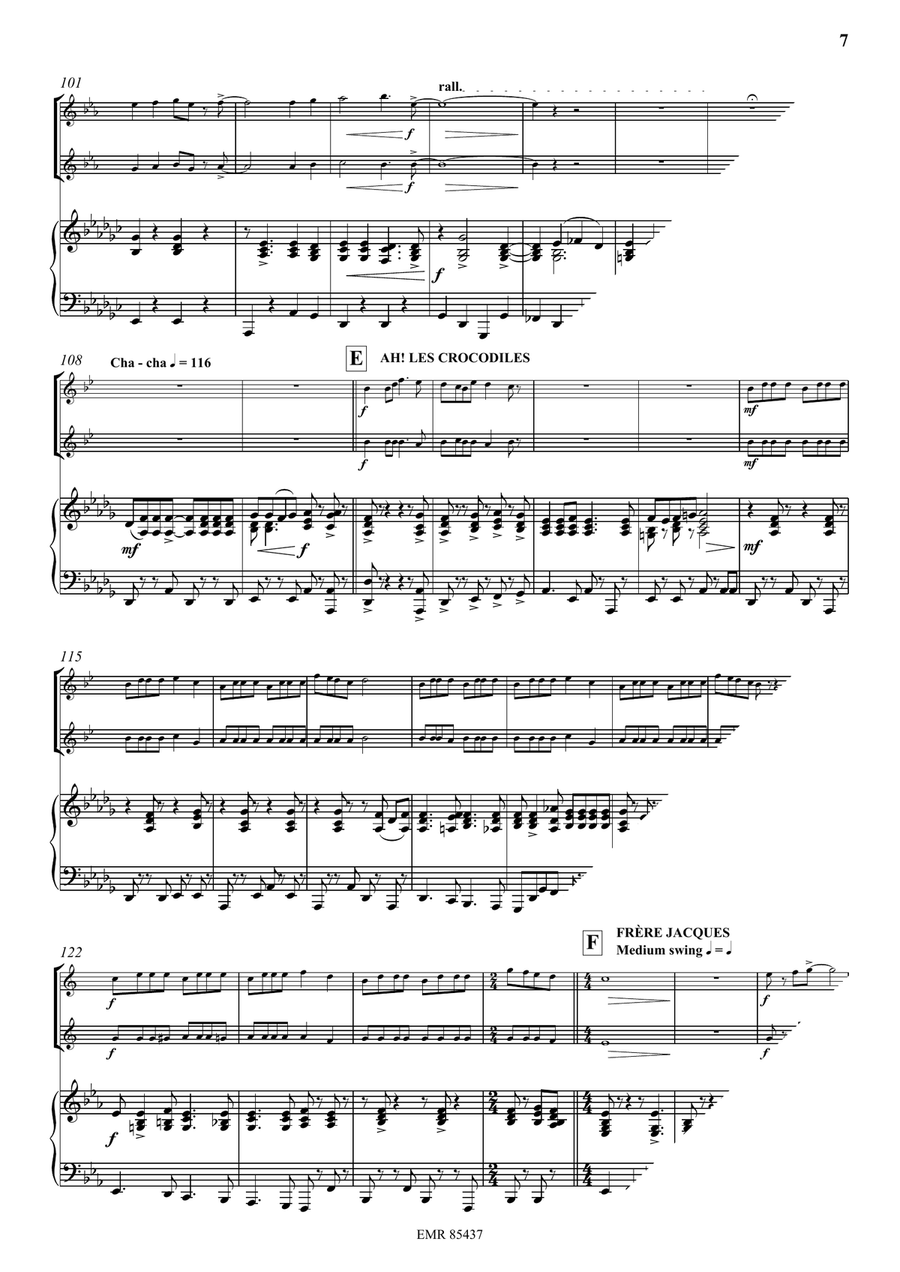 Children's Circle Children's Circle Alto Saxophone scores gallery preview page 8