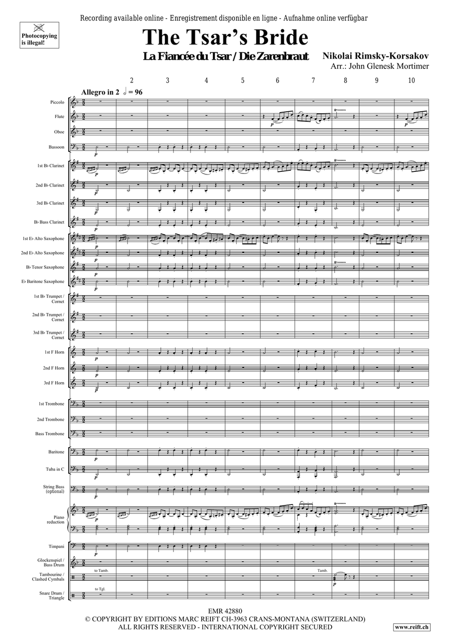 The Tsar's Bride The Tsar's Bride Concert Band scores gallery preview page 3