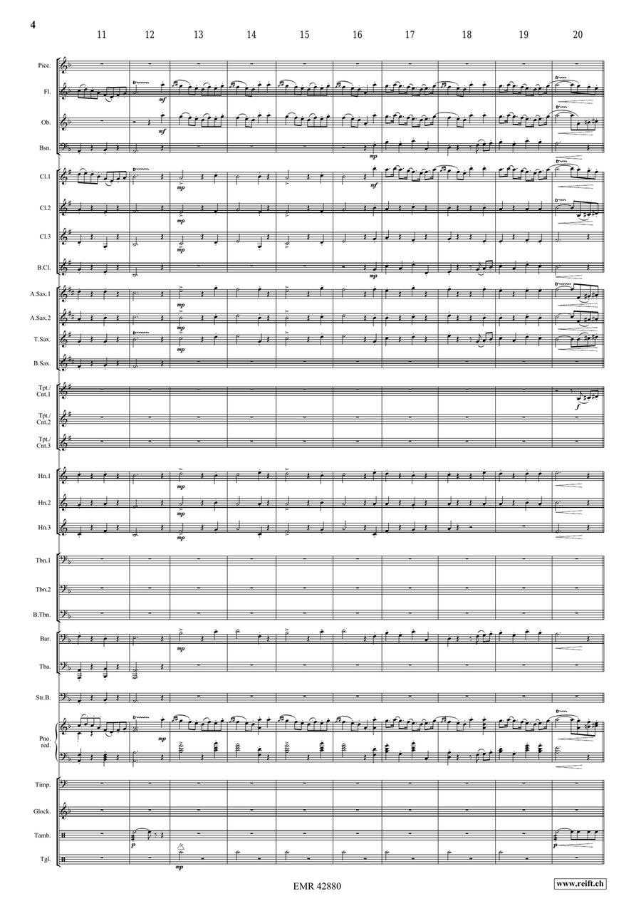 The Tsar's Bride The Tsar's Bride Concert Band scores gallery preview page 4